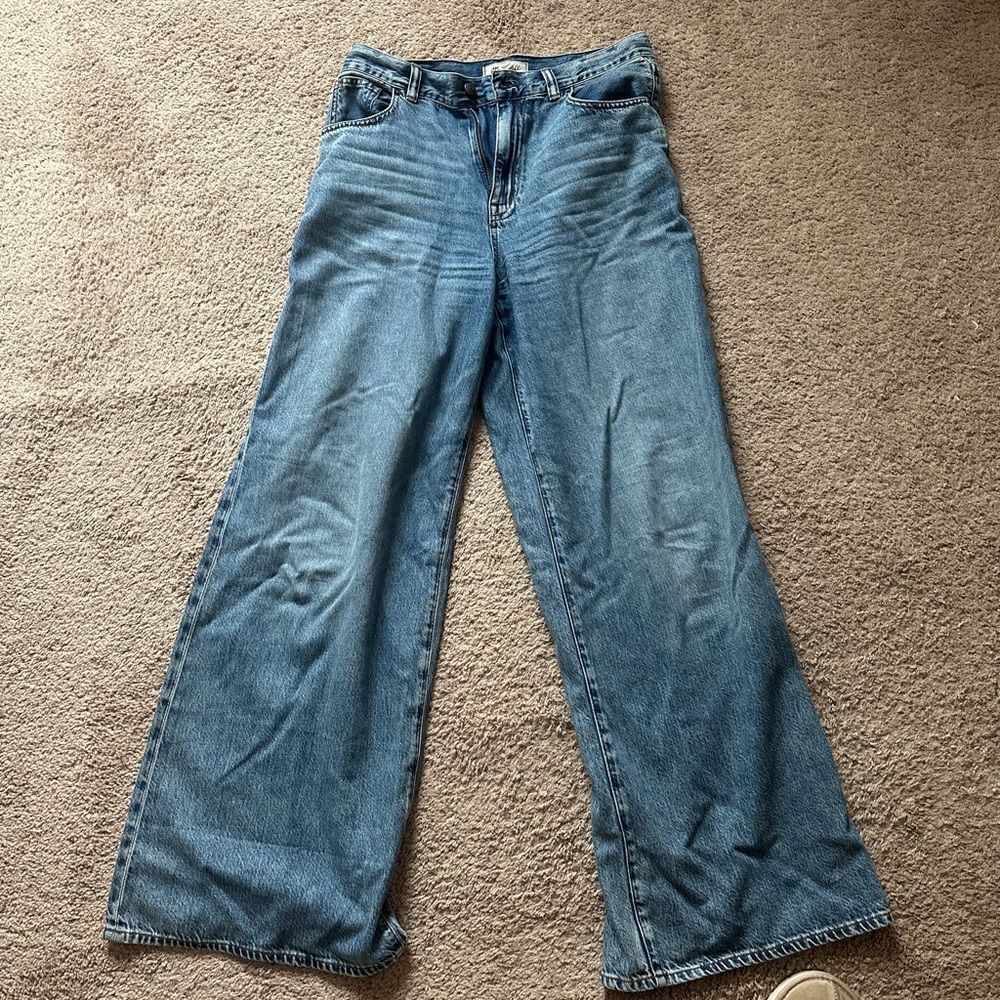 Madewell super wide leg SUPER soft airy denim